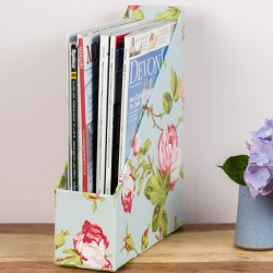 Magazine Holder - Vintage Rose