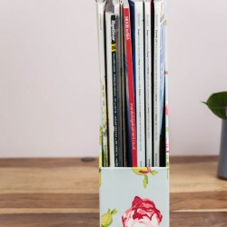 Magazine Holder - Vintage Rose