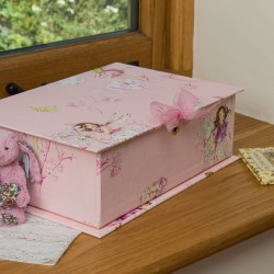 Treasure Box Midi (A4) - Flower Fairies Pink