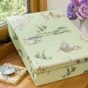 Keepsake Box - Menagerie Green