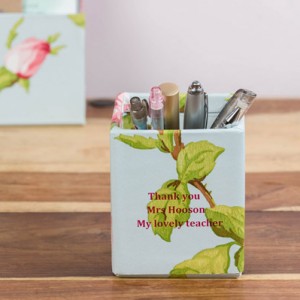 Pen Pot - Vintage Rose