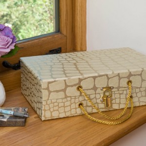 Handbag Box - Babylon Gold