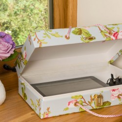 Handbag Box - Vintage Rose