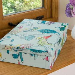 Keepsake Box - Cockatoo Aqua