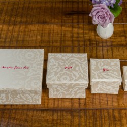 Gift Box Set - Floral Damask Pearl