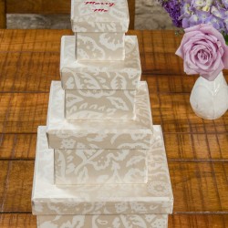 Gift Box Set - Floral Damask Pearl