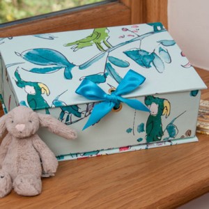 Treasure Box Small (A5) - Cockatoo Aqua