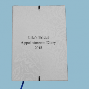 Appointments Diary Cover - Bride's Desk Set