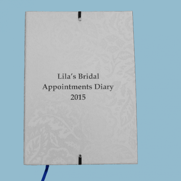 Appointments Diary Cover - Bride's Desk Set