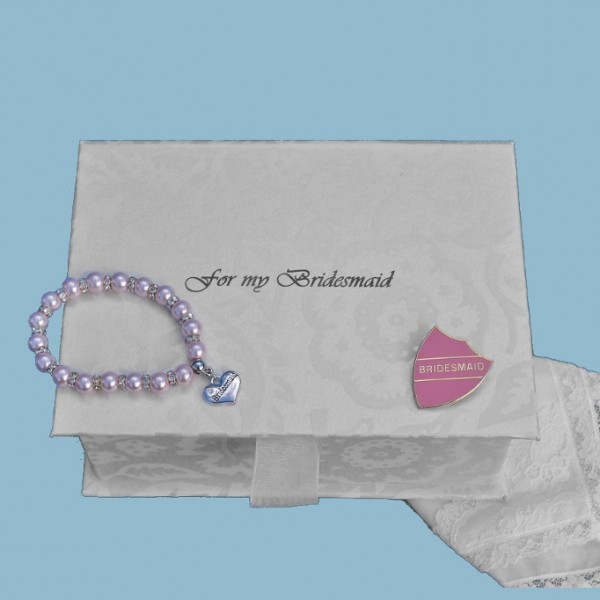 Bridesmaid's Filled "With Love" Box