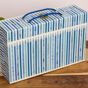 Handbag Box - Scribbler Blue