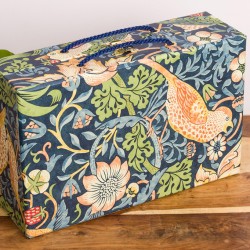 Handbag Box - Strawberry Thief Navy